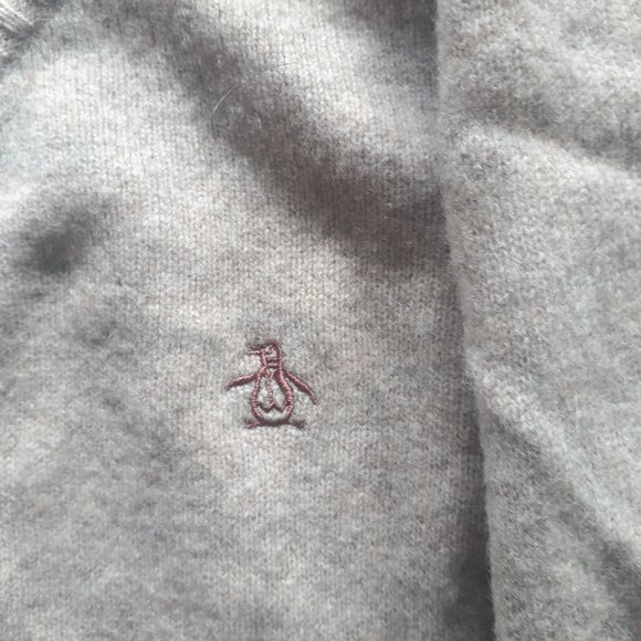 Wool Original Penguin men's sweater, Sz. S - Picture 3 of 3